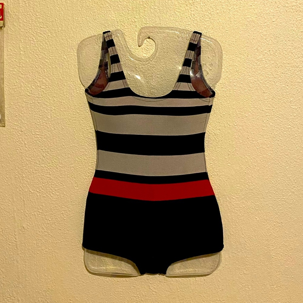 1 of a kind, 50’s Vintage Striped One Piece
